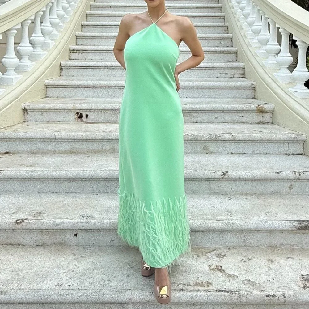 ALEXIS GREEN IZZIE DRESS - Picture 4 of 4